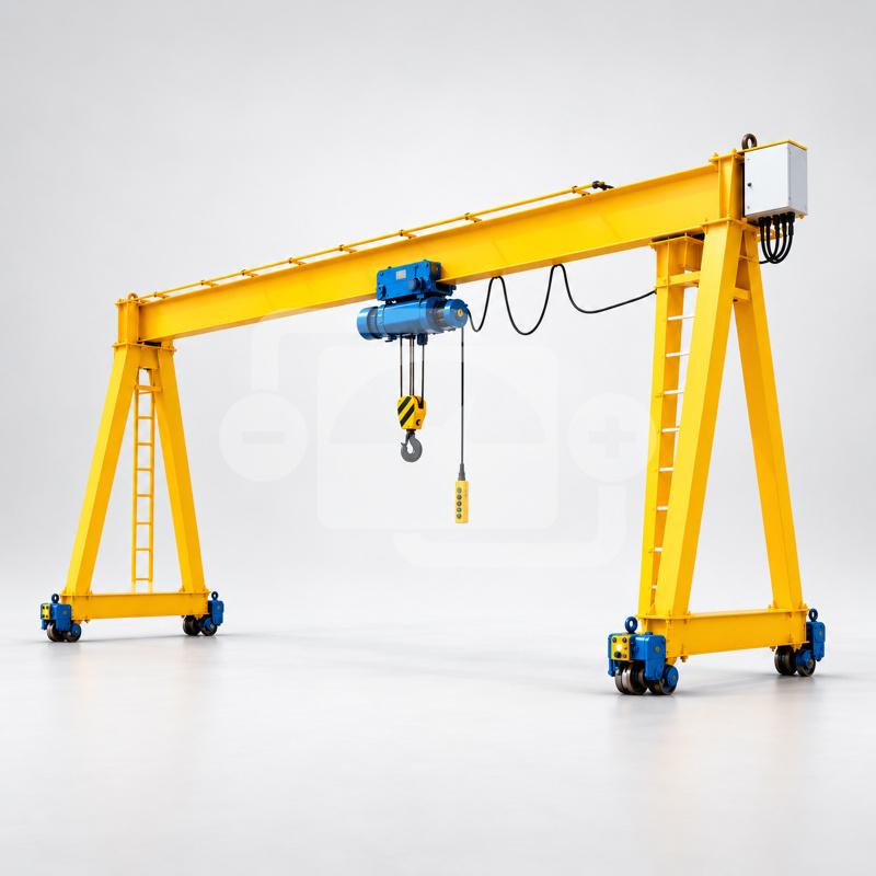Кран электрический козловой однобалочный однопролётный